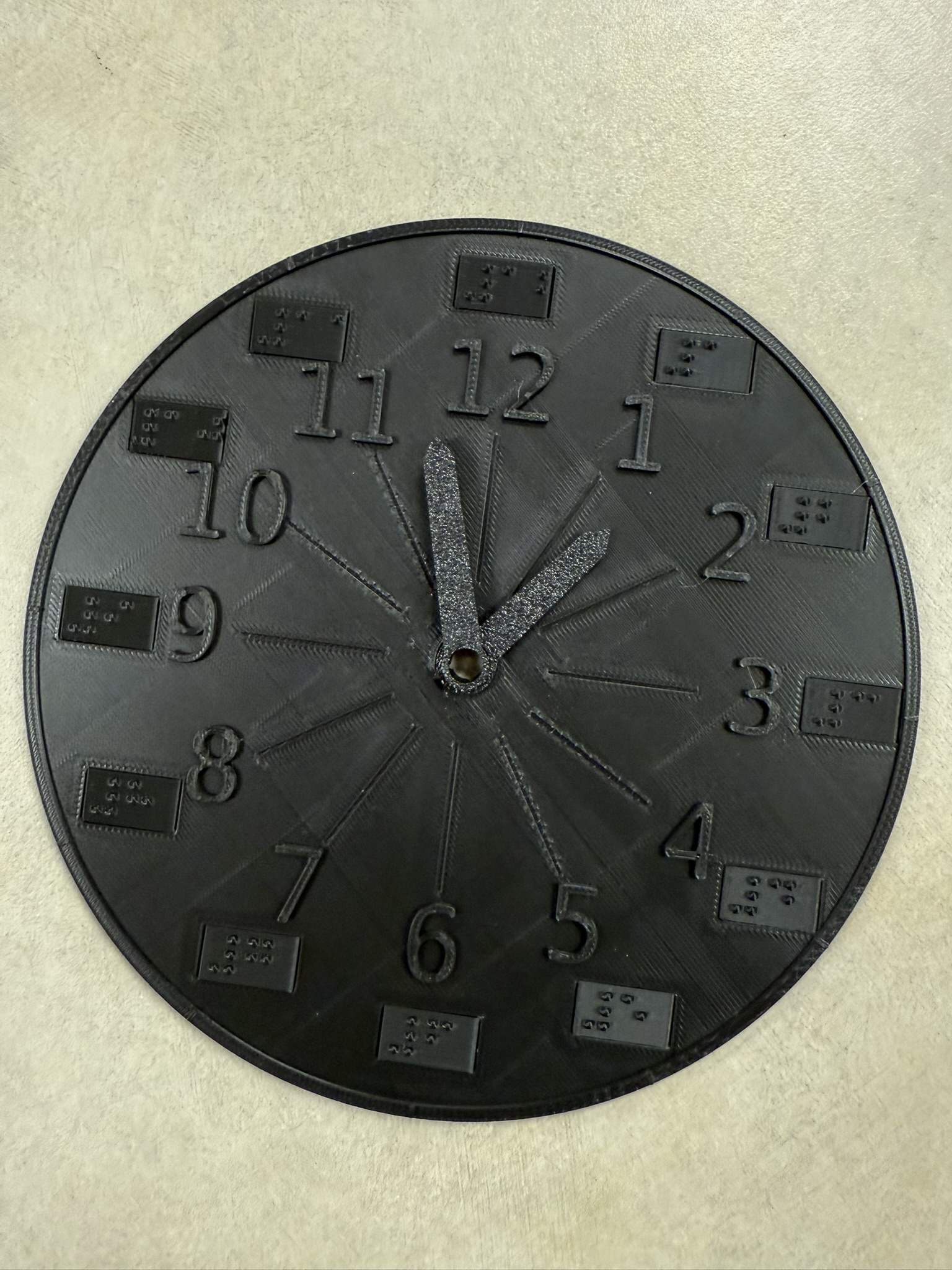 Braille Clock